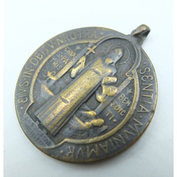 MEDAL ŚW. BENEDYKTA 1400 ROCZNICA URODZIN 480-1880