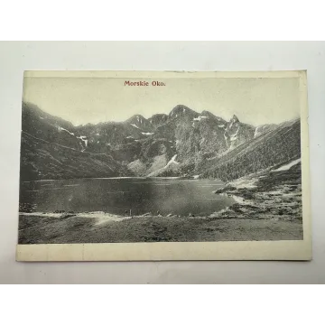 Pocztówka Morskie Oko Tatry , wydawca ksiądz Walenty Gadowski