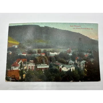 Pocztówka Duszniki-Zdrój - Bad Reinerz z perspektywy Kaiser-Friedrich-Berg