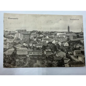 Pocztówka Czerniowce Czernowitz Chernіvtsі OGÓŁNY WIDOK 1915