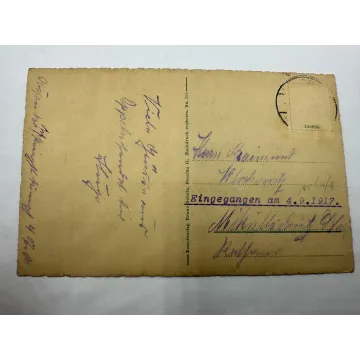 Pocztówka OPOLE Oppeln OGÓŁNY WIDOK - FELDPOST 1917, wyd. Bruno Scholz