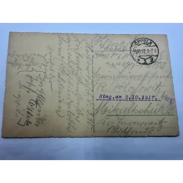 Pocztówka OPOLE RYNEK Oppeln ring FELDPOST 1917 ROK, ORYGINAŁ !!!