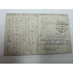 Pocztówka Breslau Wrocław Die Jahrhundert-Halle Hala Stulecia FELDPOST 1917