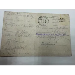 Pocztówka Breslau Wrocław Gmach Główny Uniwersytet FELDPOST 1917
