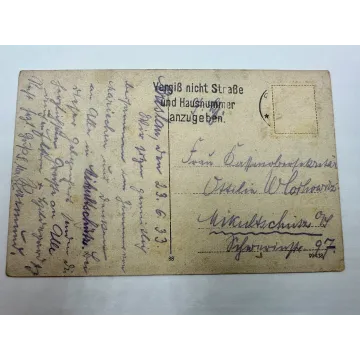 Pocztówka Breslau Wrocław Eingang in den Schweidnitzer Keller