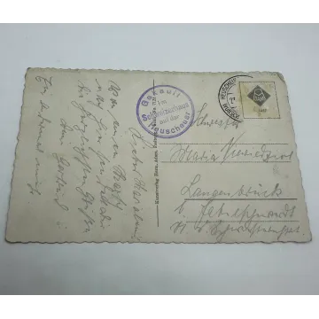 Pocztówka Góry Stołowe Heuscheuergebirge Der Schlafende Neger