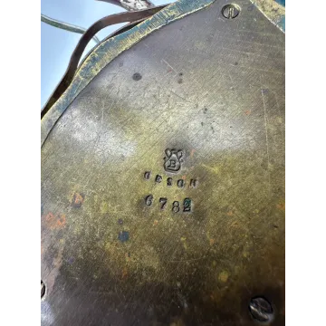 Franz Xavier BERGMANN brąz wiedeński "Kapelusz myśliwski dubeltówka"