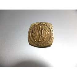 BADGE Pin Hunting Exhibition on the 25th anniversary of the Polish People's Republic, Warsaw, 1969 - SOLD