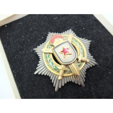 Jugosławia, Order Zasługi Wojskowej II klasa + pudełko + dokument