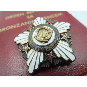 Order Republiki Jugosławia 3 klasa + pudełko