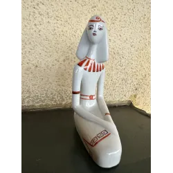 Figurka porcelanowa Egipcjanka Bogucice porcelana PRL design dizajn - SPRZEDANA